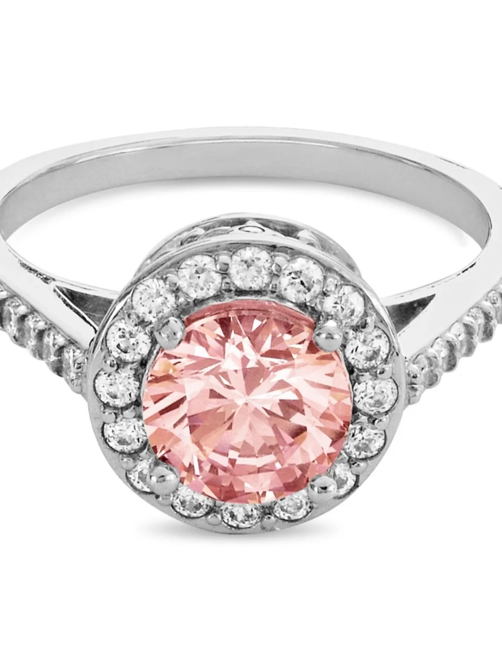925 Sterling Silver Round Ring - size 7